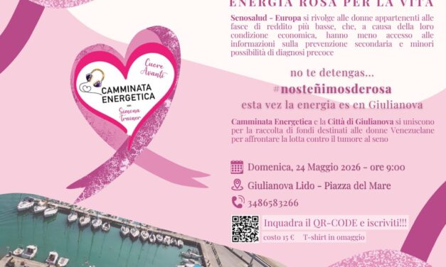Giulianova, domenica camminata solidale in piazza del Mare