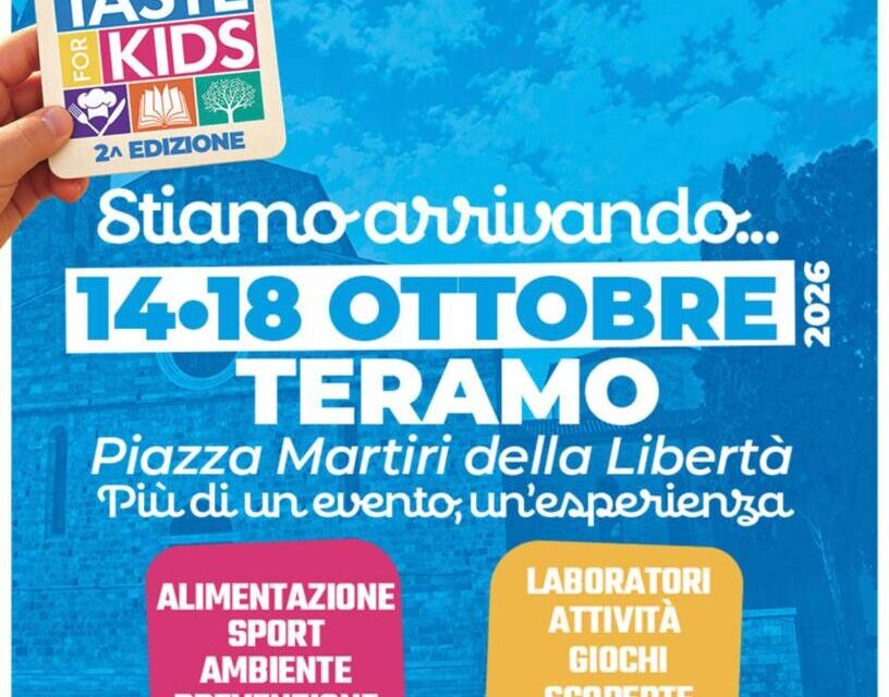 Teramo, cinque giorni per famiglie e bambini con Taste for Kids