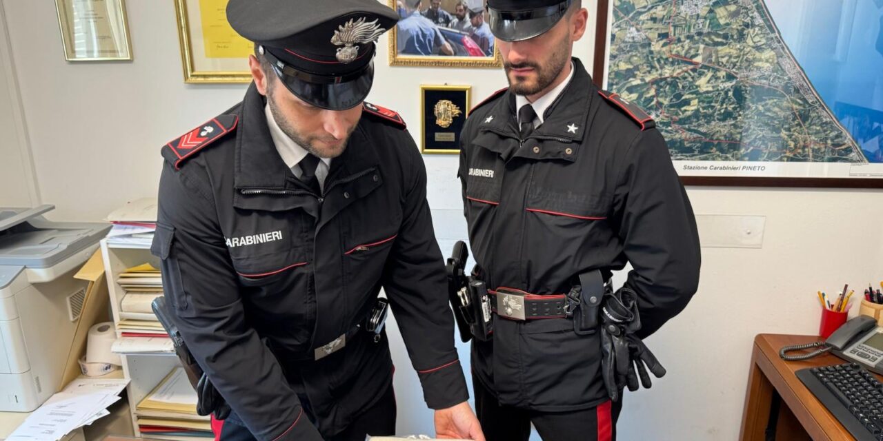 Pineto, panetto di cocaina trovato sulla spiaggia