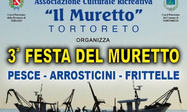 Tortoreto, due serate in rotonda Monti con la festa del Muretto
