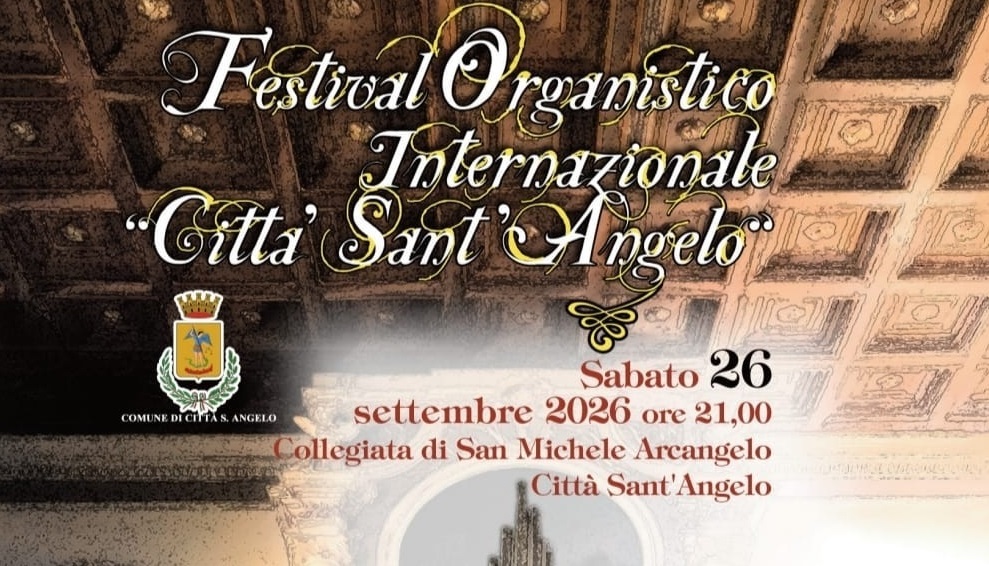 Musica sacra a Città Sant’Angelo, riparte il festival dell’organo