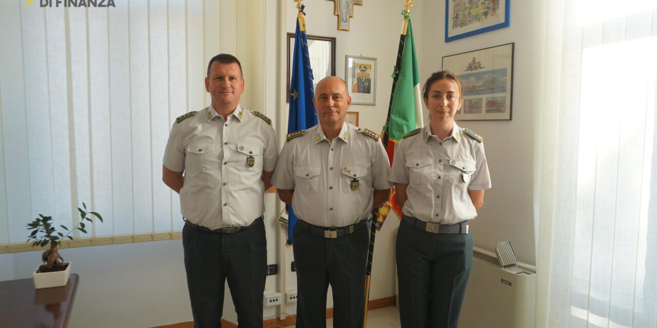 Guardia di Finanza, nuovi incarichi a Giulianova e Teramo