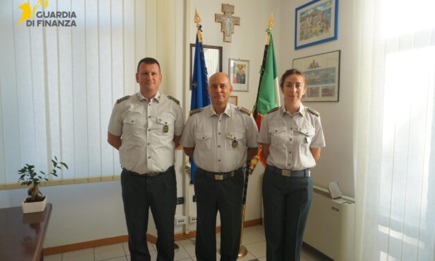 Guardia di Finanza, nuovi incarichi a Giulianova e Teramo