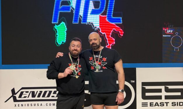 Panca piana, Nicola Rossi vince tra i Master 1 nei 93 kg