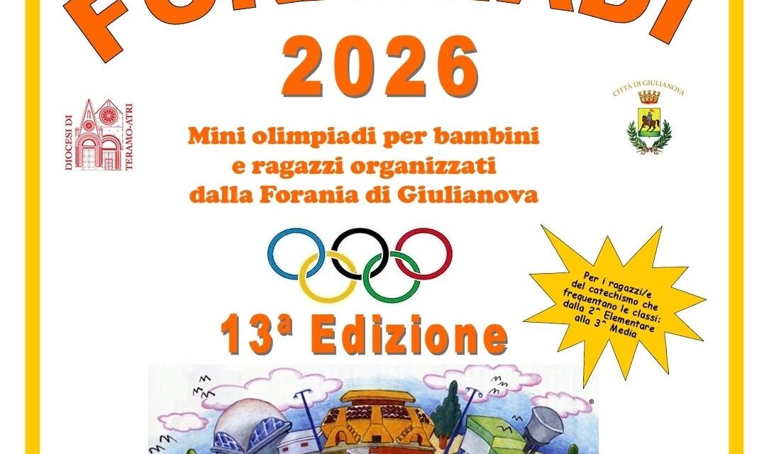 Giulianova, torna la giornata sportiva delle Foranie