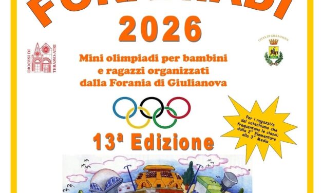 Giulianova, torna la giornata sportiva delle Foranie