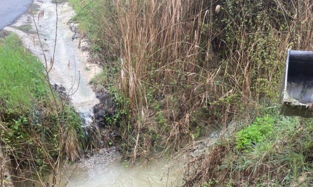 Maltempo a Sant’Omero, criticità lungo il canale di scolo