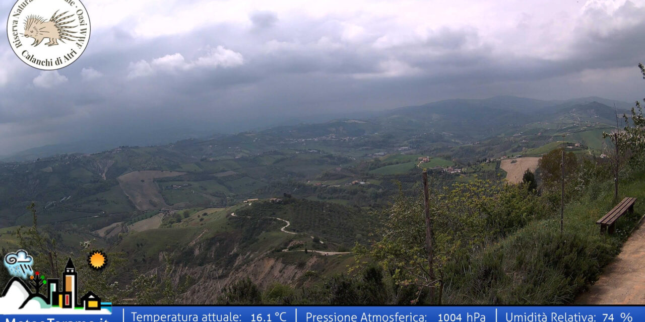 Calanchi di Atri, online la nuova webcam della Riserva