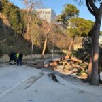 Frana a Silvi Paese, area sotto sequestro giudiziario