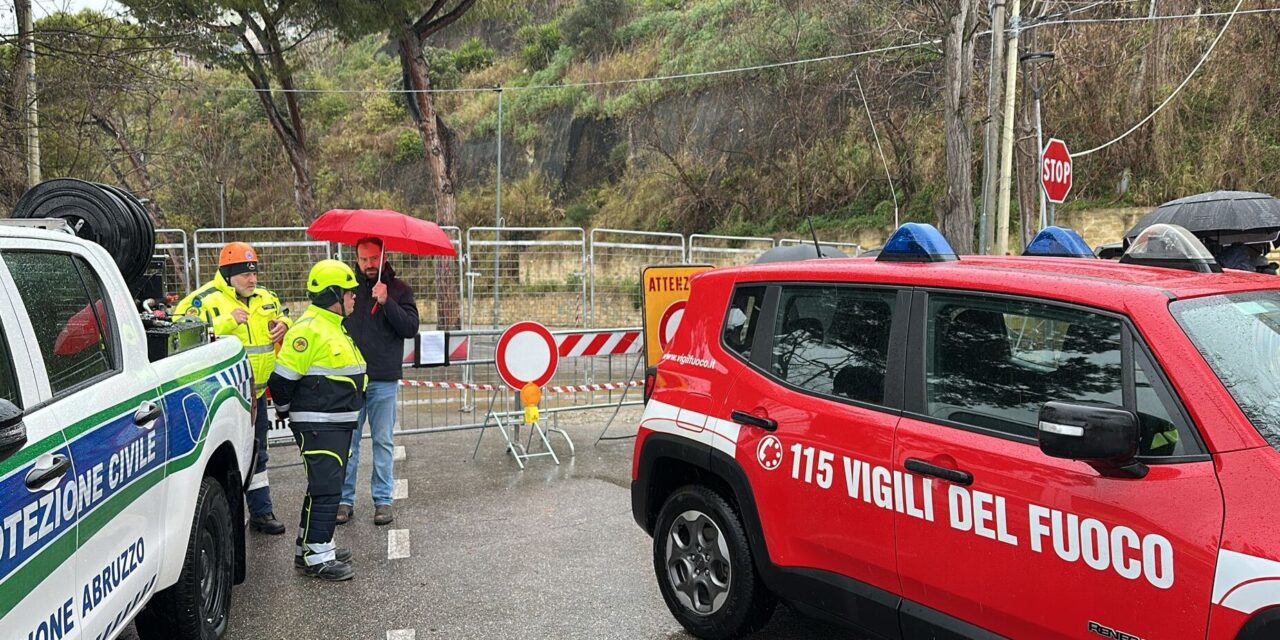 Silvi, torna percorribile la SP 29/B con traffico regolato