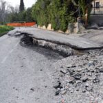 Colonnella, cresce l’allarme per la frana sulla Provinciale 56