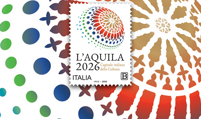 L’Aquila 2026, emesso il francobollo celebrativo
