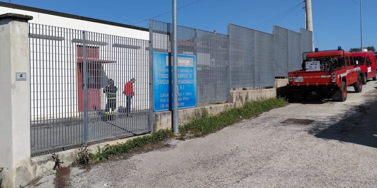 Sversamento di gasolio a Sant’Omero, intervento ai Colli