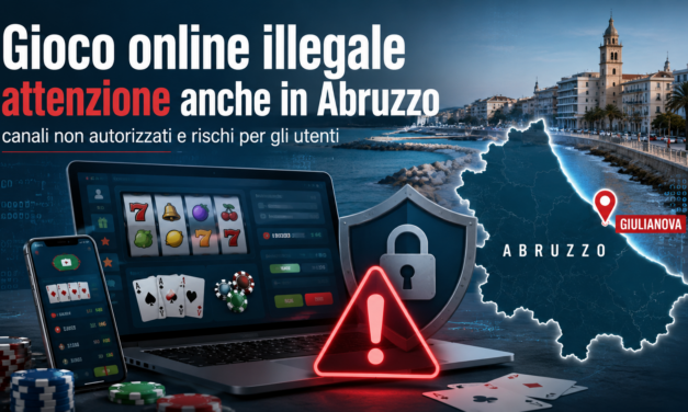 Gioco online illegale, il fenomeno interessa anche l’Abruzzo