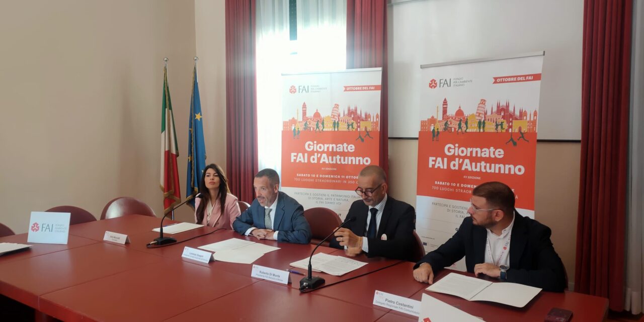Giornate FAI d’Autunno, aperture speciali anche in Abruzzo