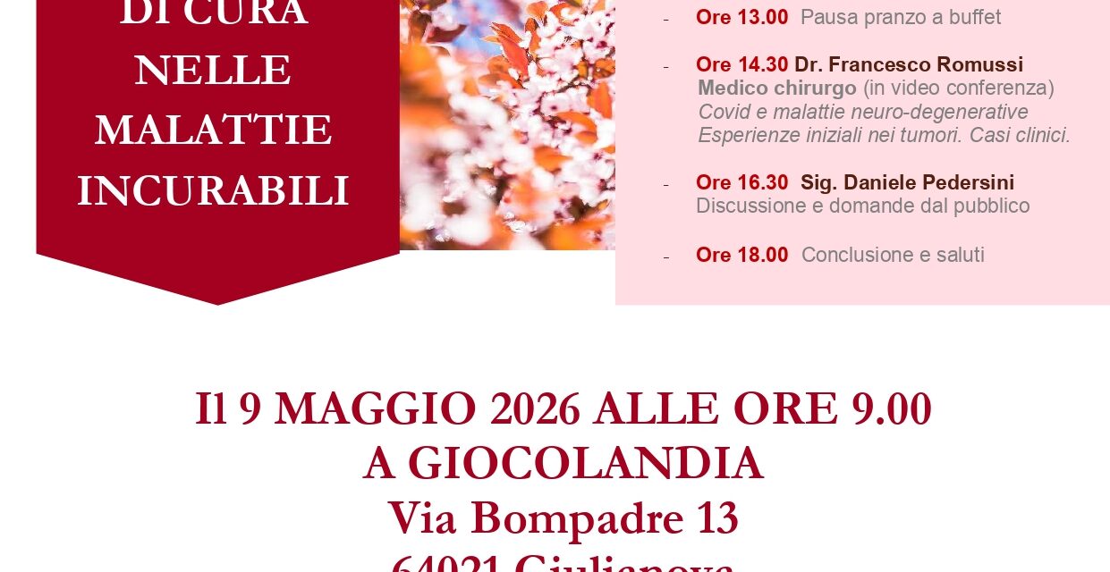 A Giulianova una giornata di confronto sulle cure palliative