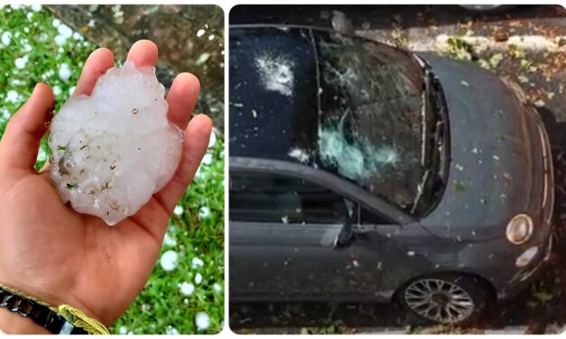 Temporali e grandine nel Teramano, danni tra Roseto e Bellante