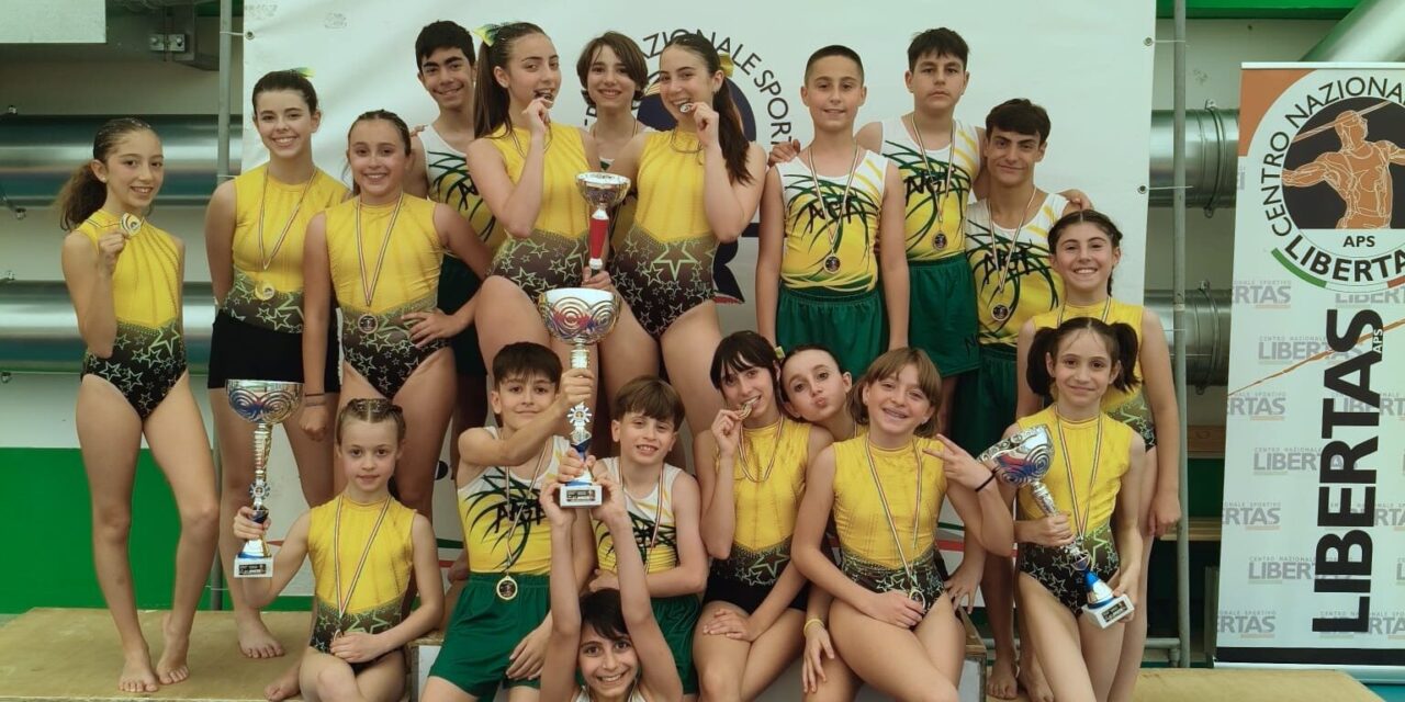 Ginnastica artistica, Teramo sul podio alle finali Libertas