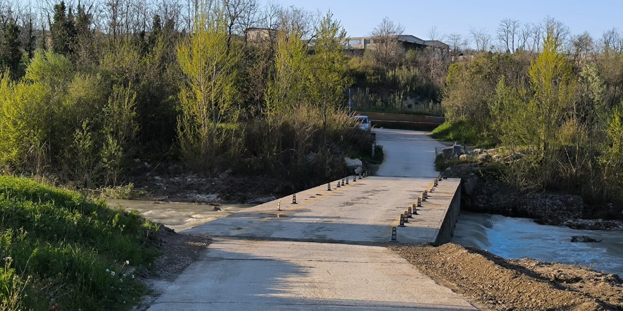 Teramo, di nuovo aperto il guado di Carapollo