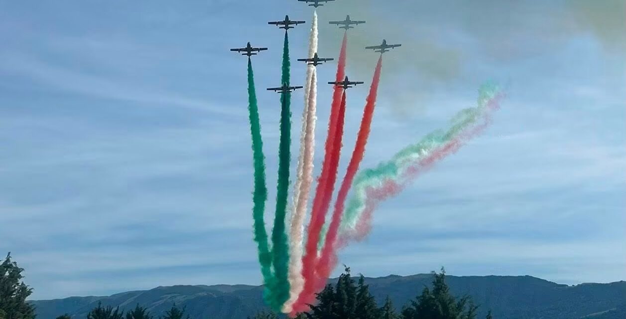 Airshow a L’Aquila, grande pubblico per le Frecce