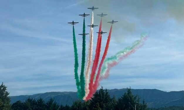 Airshow a L’Aquila, grande pubblico per le Frecce
