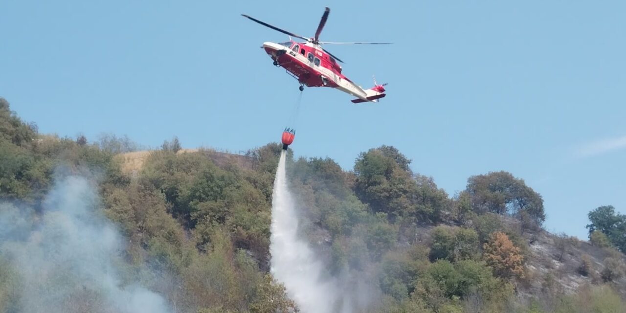 Nuovo rogo nel Teramano, fiamme tra Trinità e Villa Ruzzo