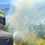 Due roghi nelle frazioni di Teramo, impegnato anche un elicottero