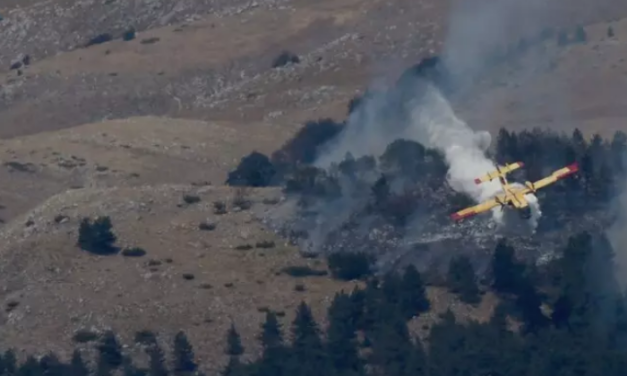 Incendio sul Morrone, mezzi aerei e Alpini per Roccacasale