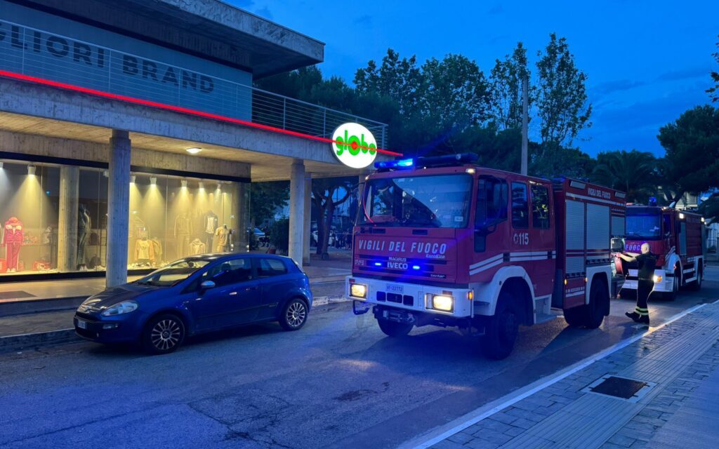 Allarme al Globo di Giulianova, area delimitata dai carabinieri