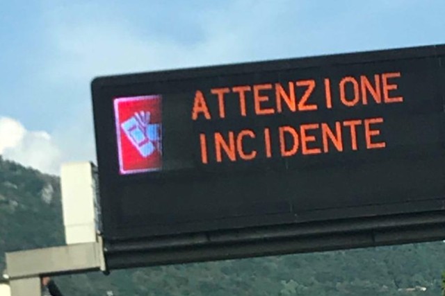 A25, traffico ripristinato dopo lo stop tra Chieti e Manoppello