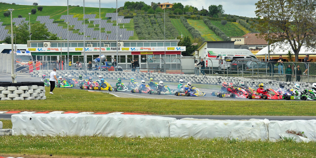 Sant’Egidio, boom di piloti per l’Aci Karting al Val Vibrata