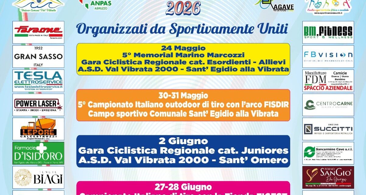 Sport e inclusione in Val Vibrata: il calendario di Sportivamente Uniti