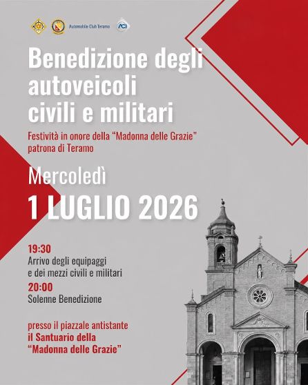 Teramo, al Santuario la benedizione dei veicoli