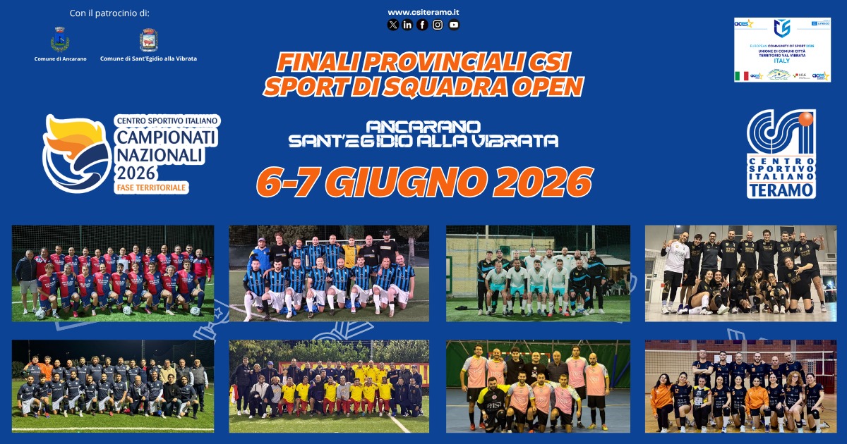 Sport CSI, weekend di finali provinciali in Val Vibrata