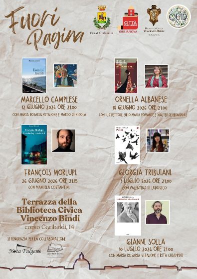 Giulianova apre l’estate dei libri con Fuori Pagina