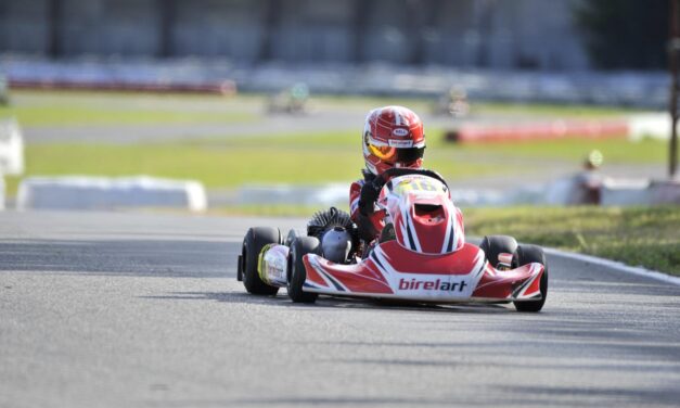 Karting tricolore in Val Vibrata, in pista anche un baby pilota