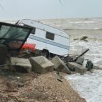 Villa Rosa sud, ripresi i lavori dopo il maltempo