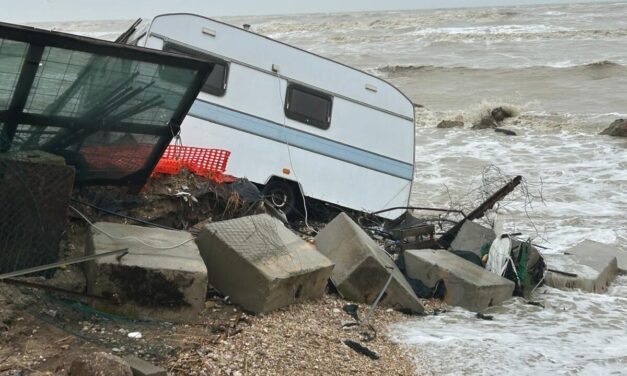 Villa Rosa sud, ripresi i lavori dopo il maltempo