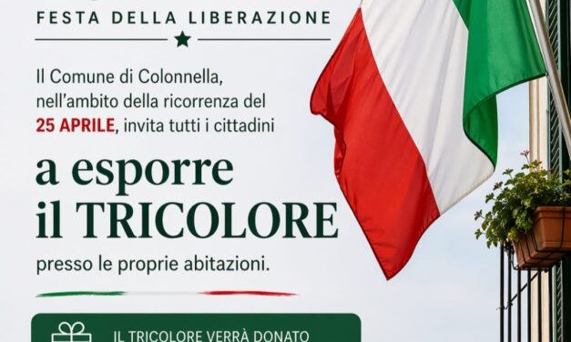A Colonnella l’invito del sindaco: bandiere italiane per il 25 Aprile