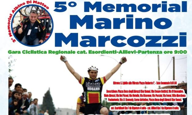 Giovani ciclisti in gara a Sant’Egidio per il Memorial Marcozzi