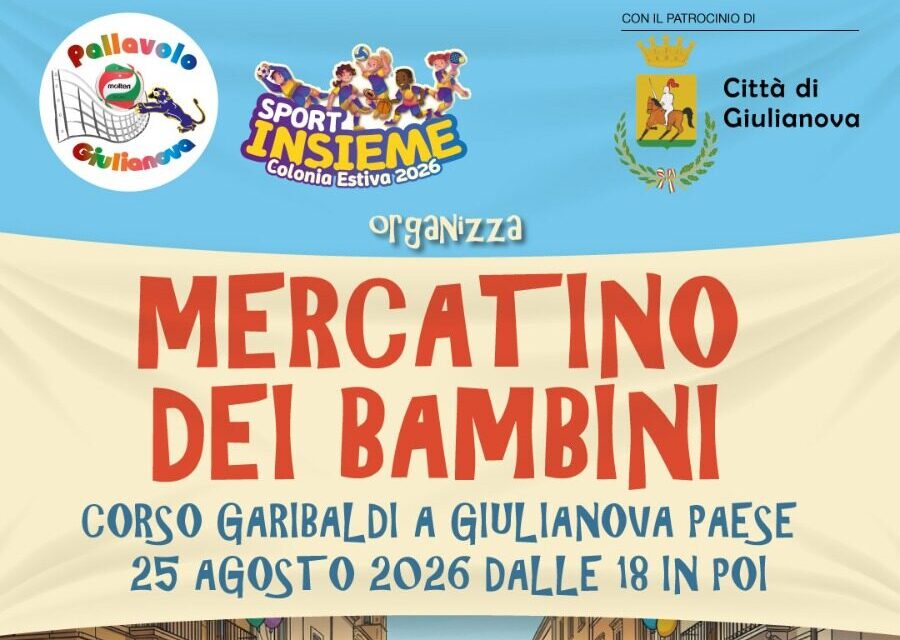 Giulianova, in centro una serata dedicata al mercatino dei bambini