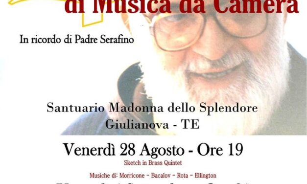 Giulianova: tre serate di musica da camera in ricordo di Padre Serafino