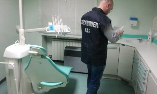 Alba Adriatica, controlli dei Nas: stop a uno studio odontoiatrico