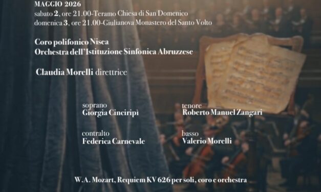 Nisea porta il Requiem di Mozart tra Teramo e Giulianova