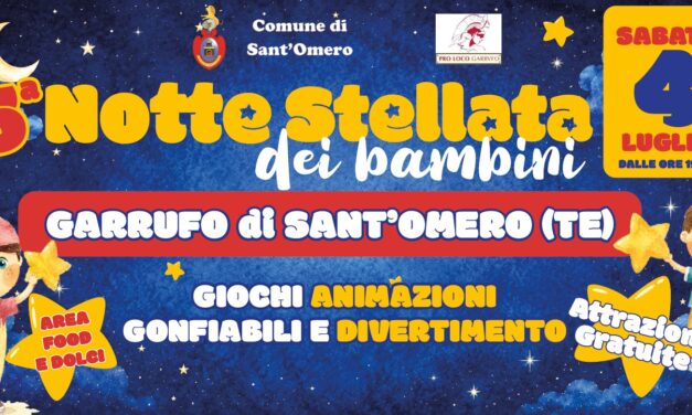 Garrufo, serata per famiglie con la quinta festa dei bambini
