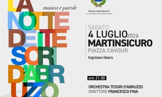 Martinsicuro celebra l’Abruzzo con una serata tra racconti e musica