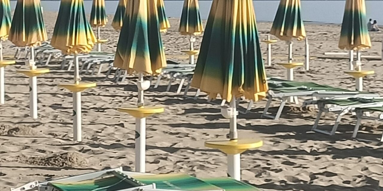 Spiagge a Tortoreto, tariffe degli ombreggi senza rincari