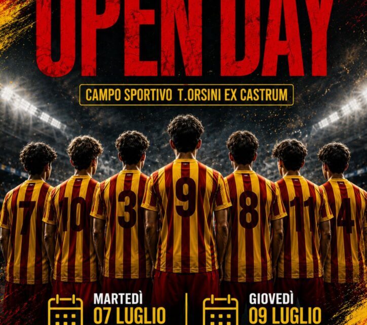 Giulianova Calcio, prove aperte per i giovani al Tiberio Orsini