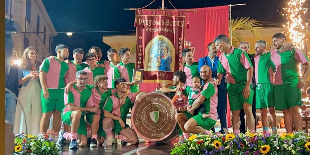 Corropoli, il Palio delle Botti premia Colle di Mejulano