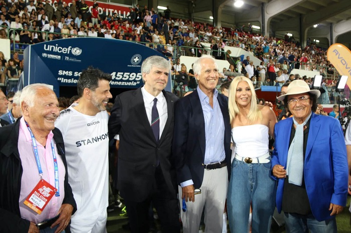 All’Aquila serata benefica allo stadio, successo ai rigori